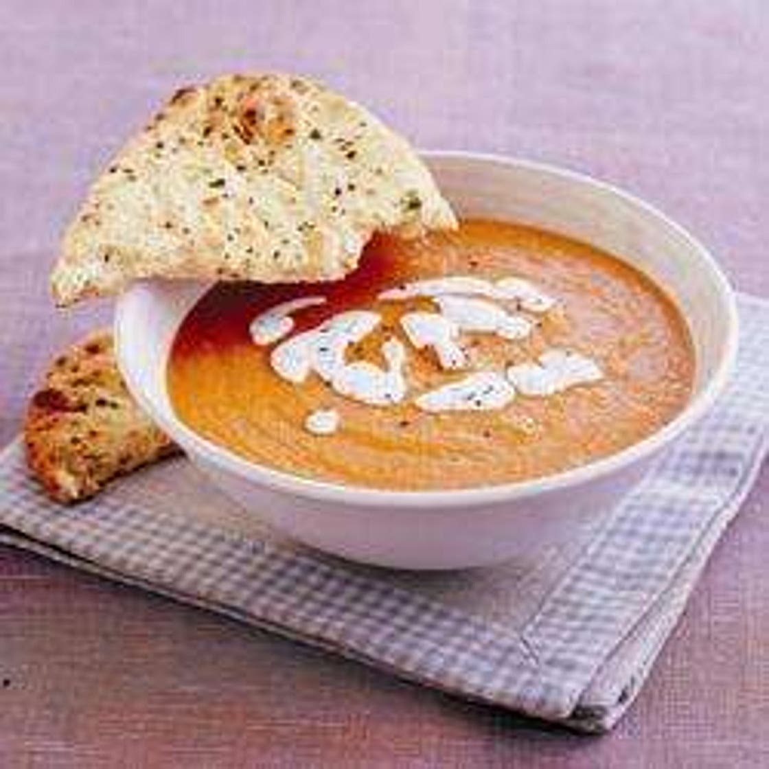 Soupe de lentilles à l'indienne