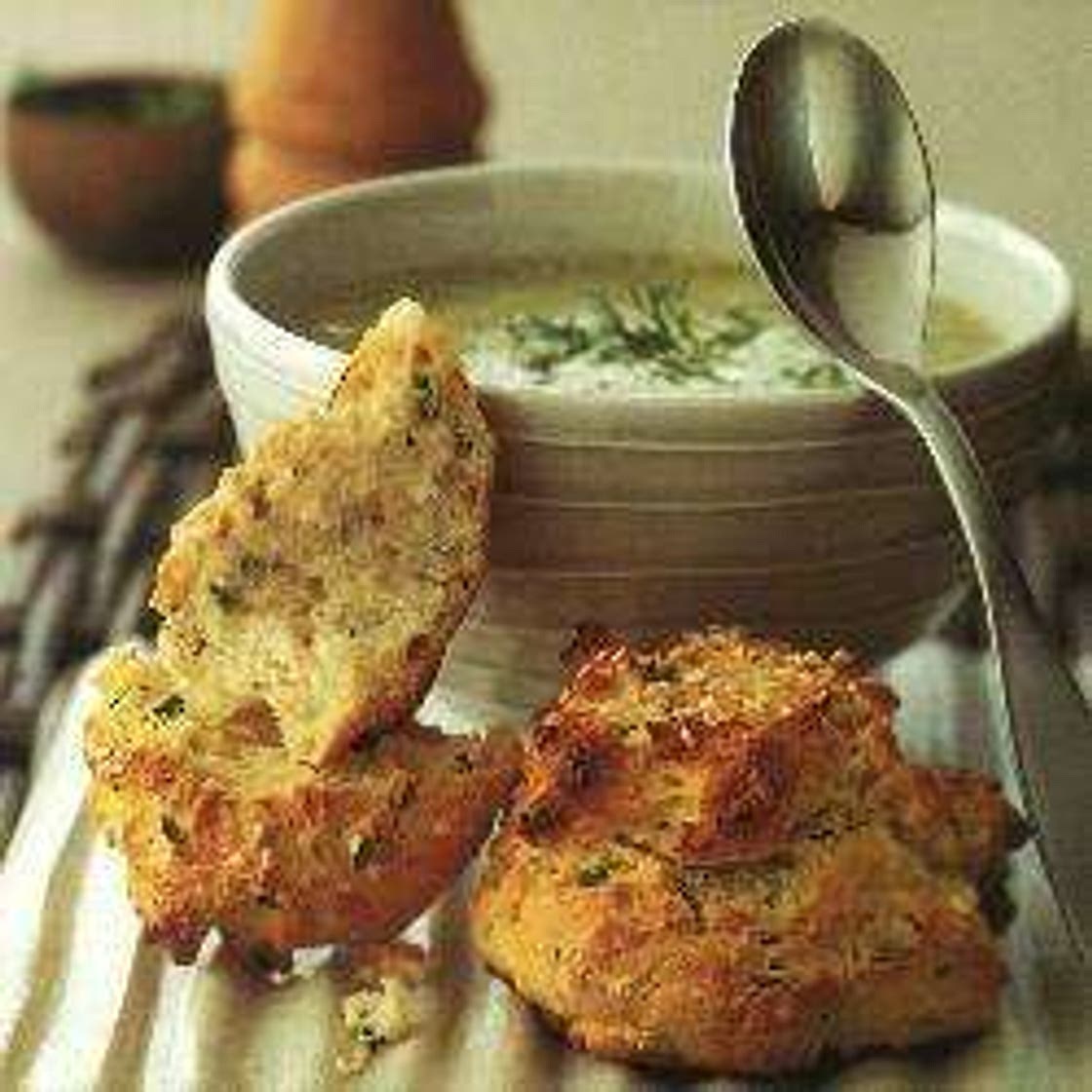 Ricotta herb scones