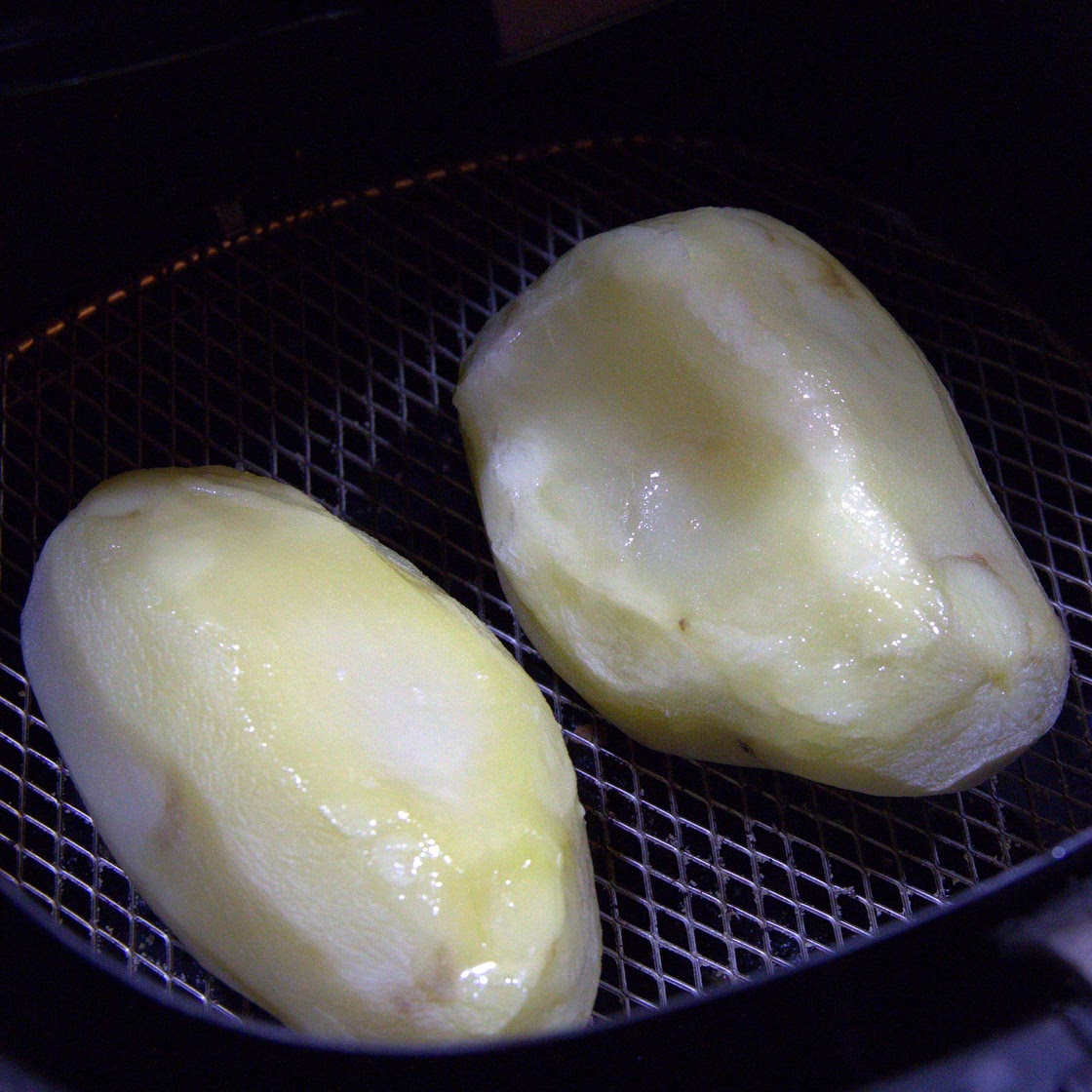 Air Fried Baked Potatoes