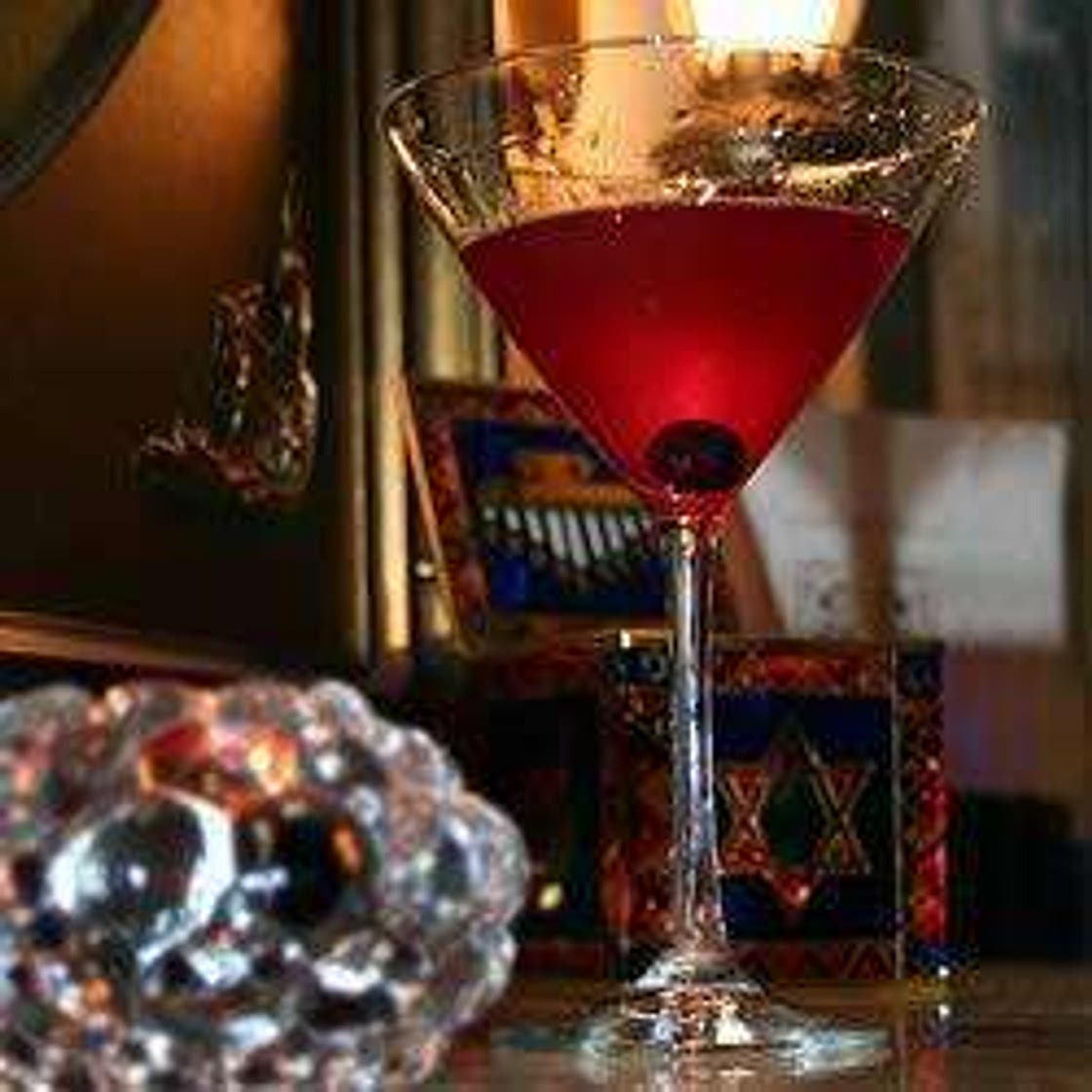 Martini vodka et bleuets