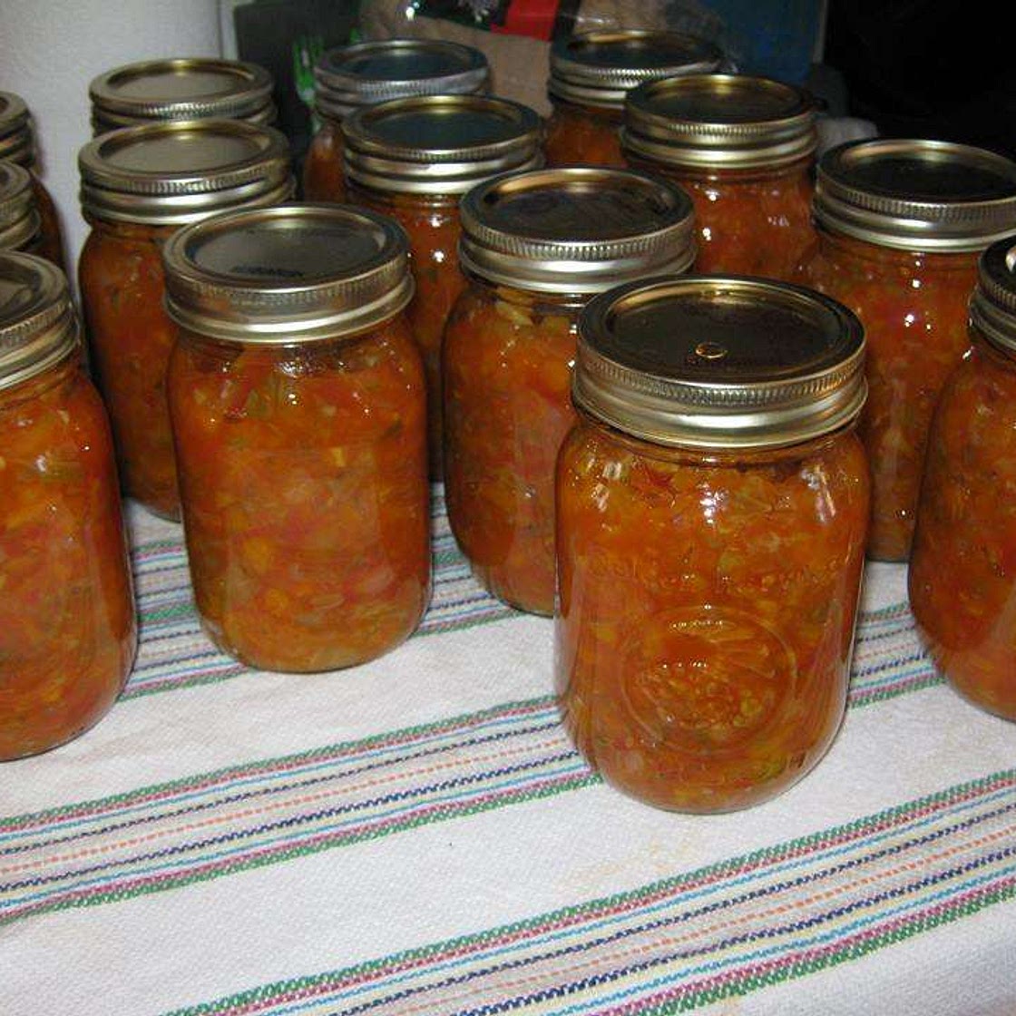 Soupe aux légumes à mettre en conserve