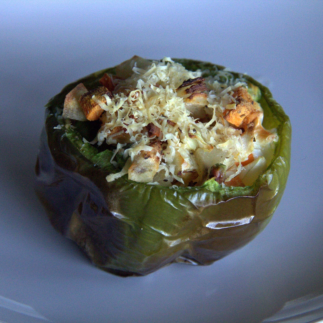 Vegan Stuffed Capsicum