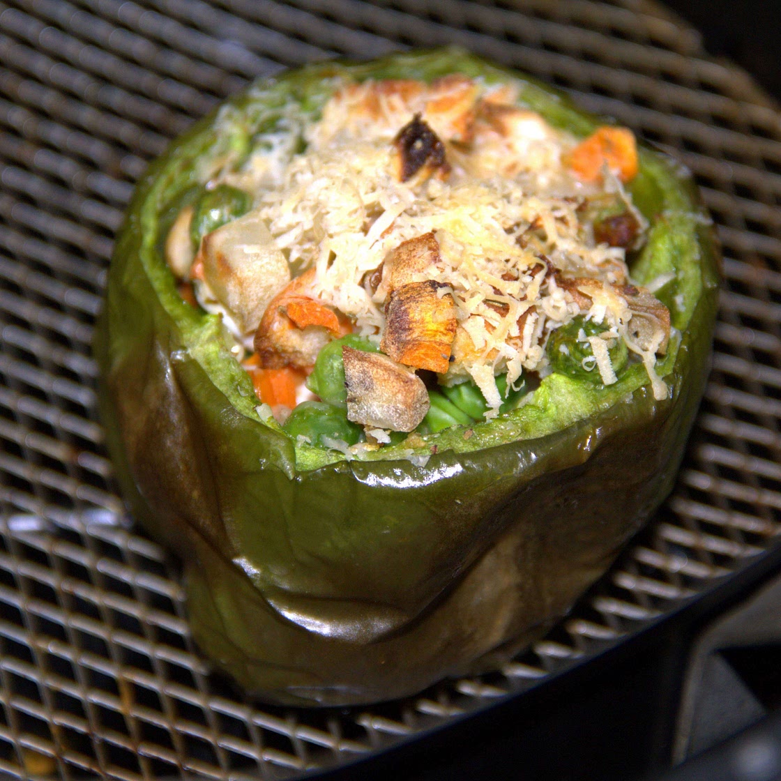 Vegan Stuffed Capsicum