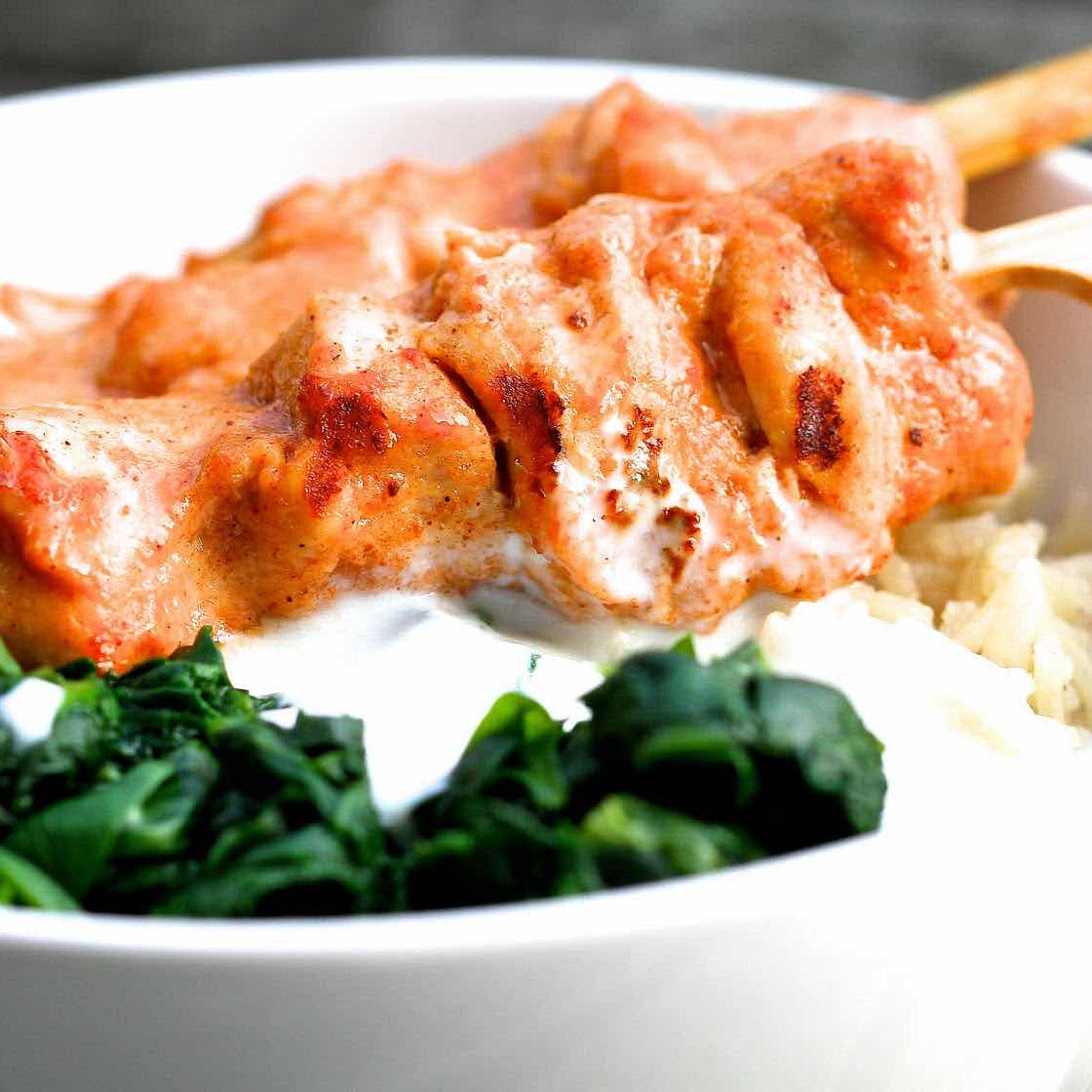 Poulet Sauce curry Tandoori