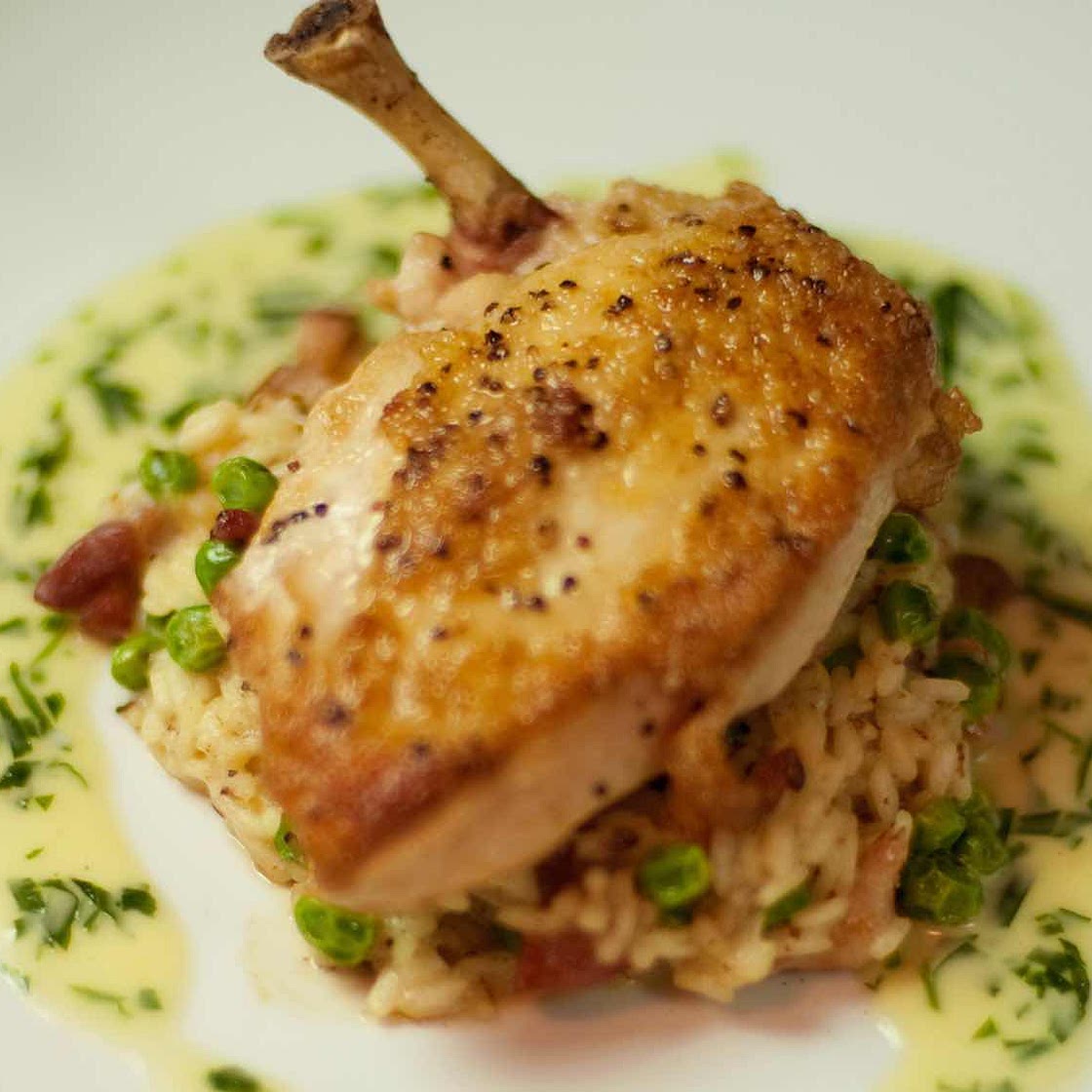 Poulet mariné à l'estragon