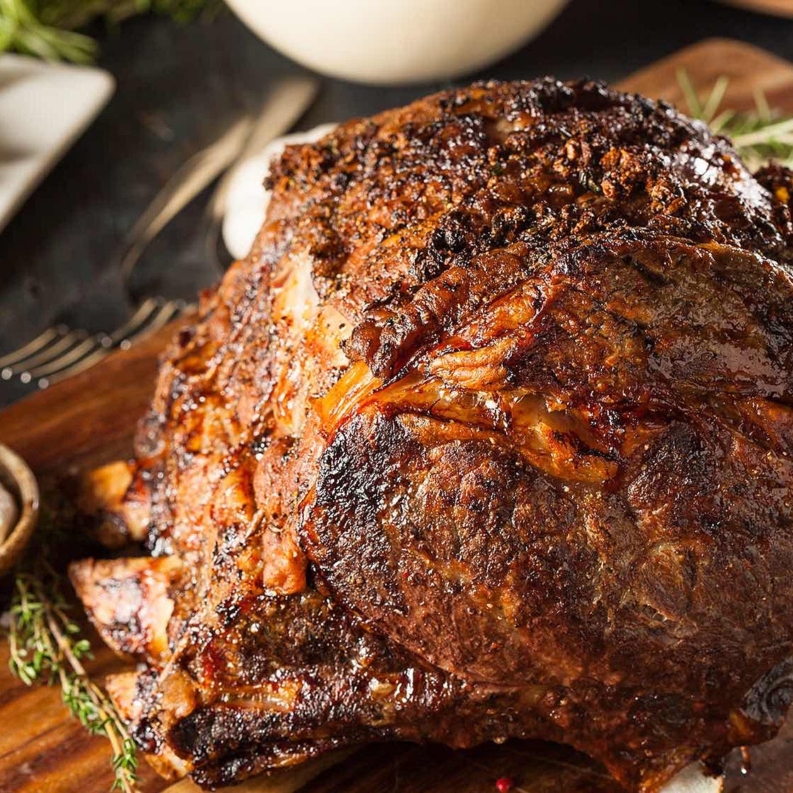 Côte de boeuf caramélisée au thym