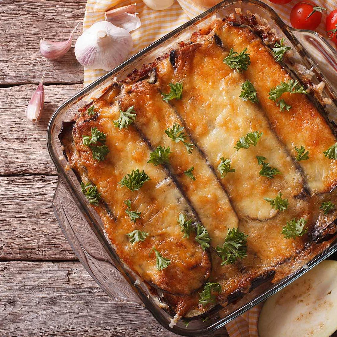 Gratin d'aubergines à l’italienne
