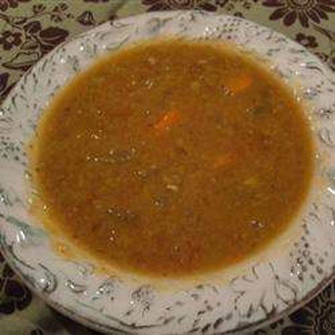 Soupe aux pois cassés végétarienne