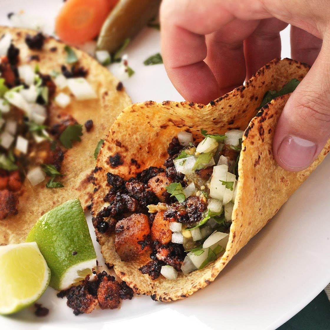 Crispy Potato and Chorizo Tacos Recipe