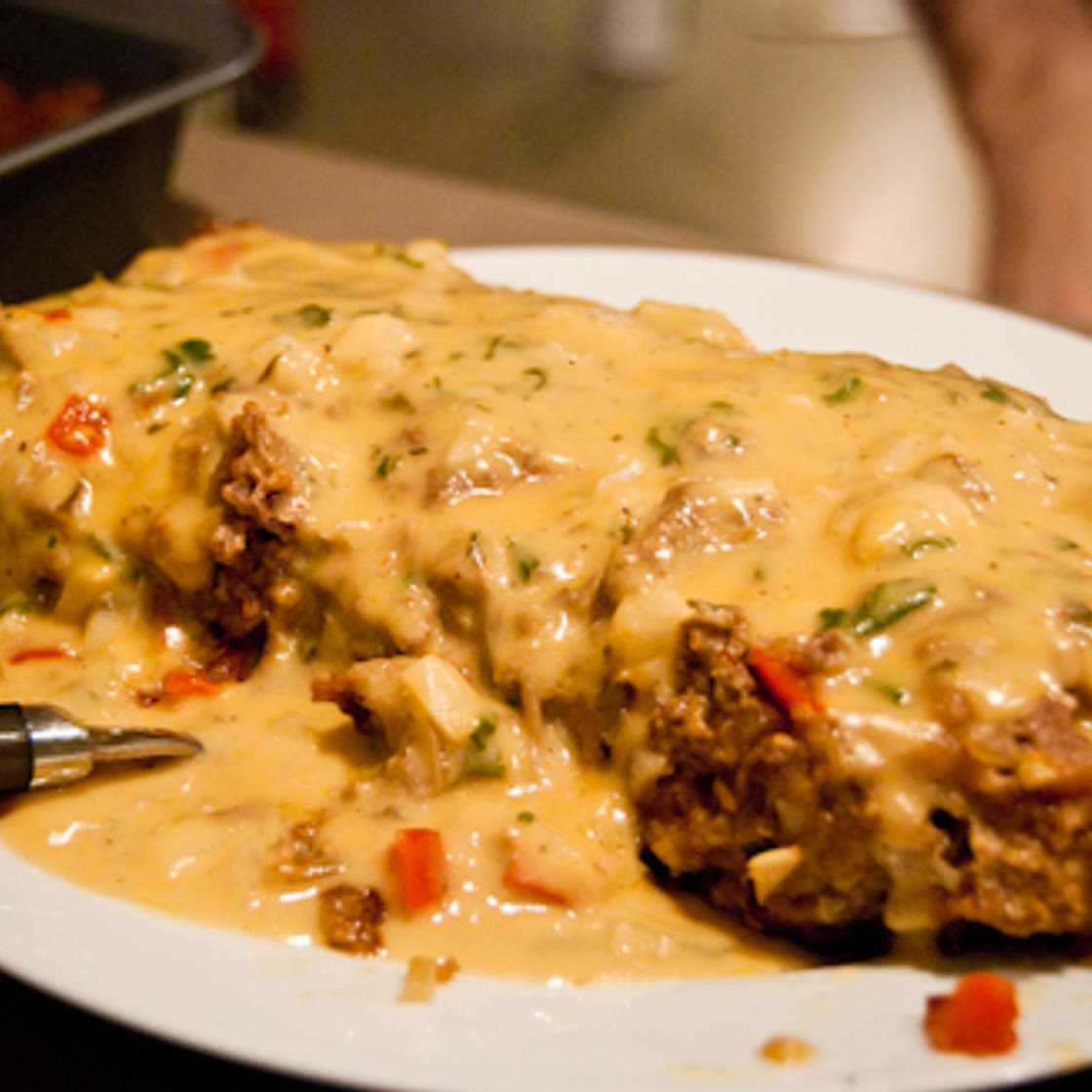 Paula Deen's Cheesy Meatloaf Recipe - (4.3/5)