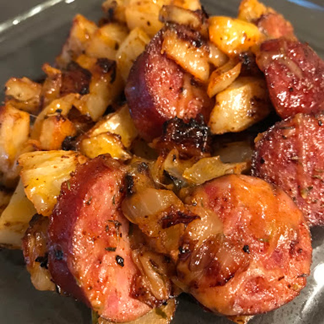 Oven-Roasted Smoked Sausage & Potatoes Recipe - (3.9/5)
