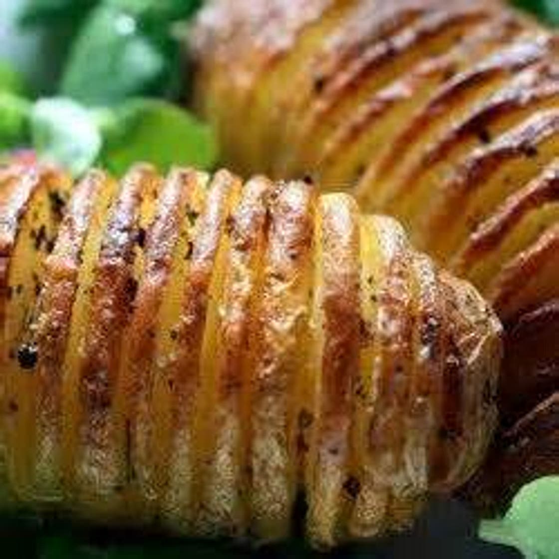 Air Fried Hasselback Potatoes