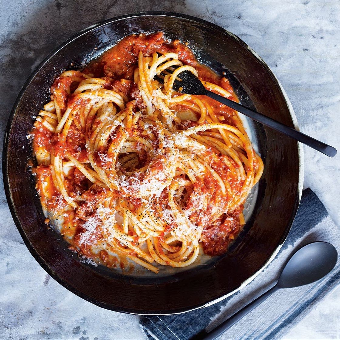 Bucatini all'amatriciana