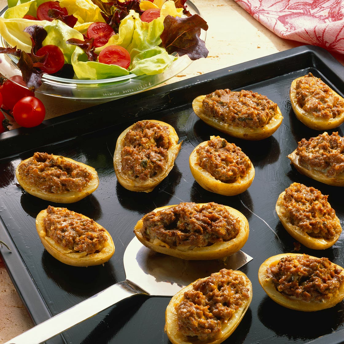 Überbackene Hackfleisch-Kartoffeln