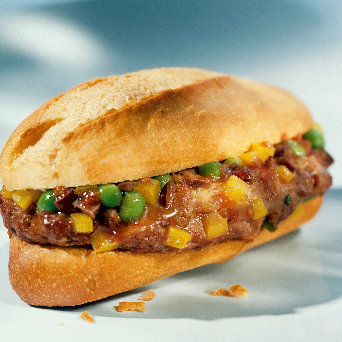Gefülltes Baguette