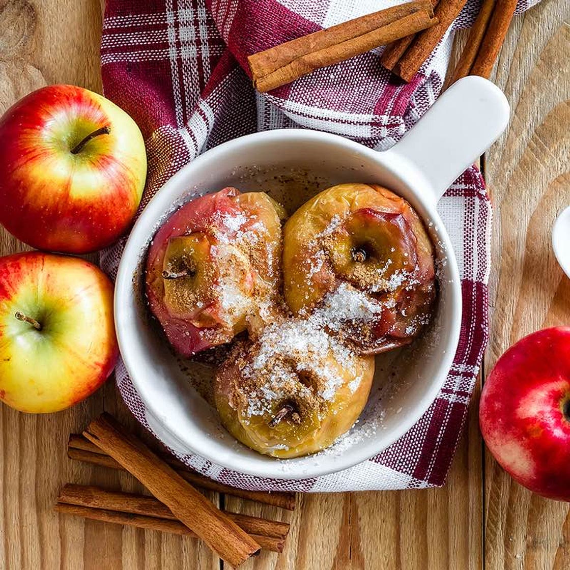 Healthy Baked Stuffed Apples Recipe | Schwartz