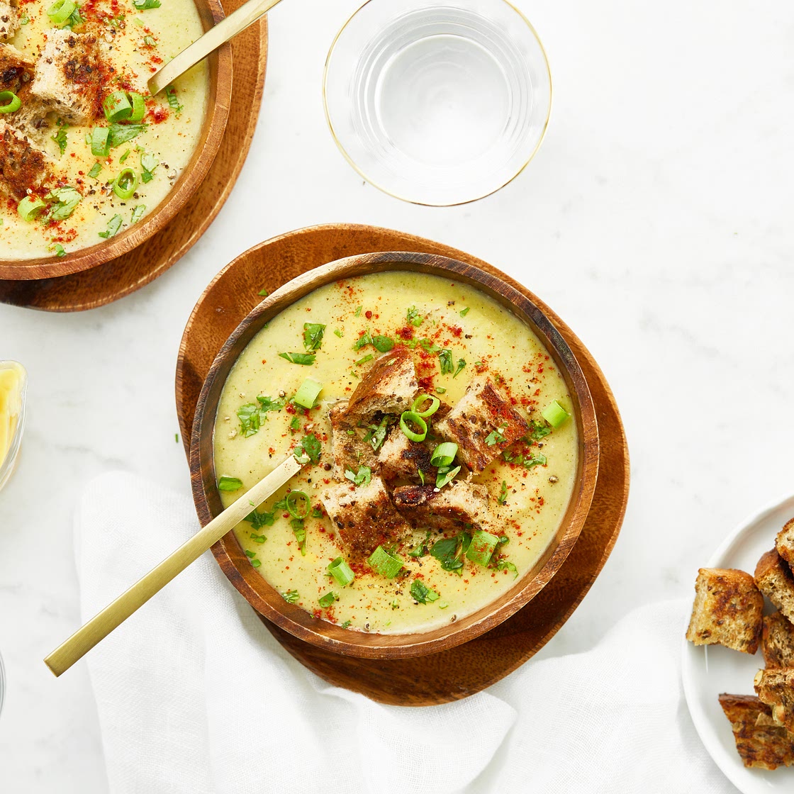 Vegan Broccoli and Cheese Soup