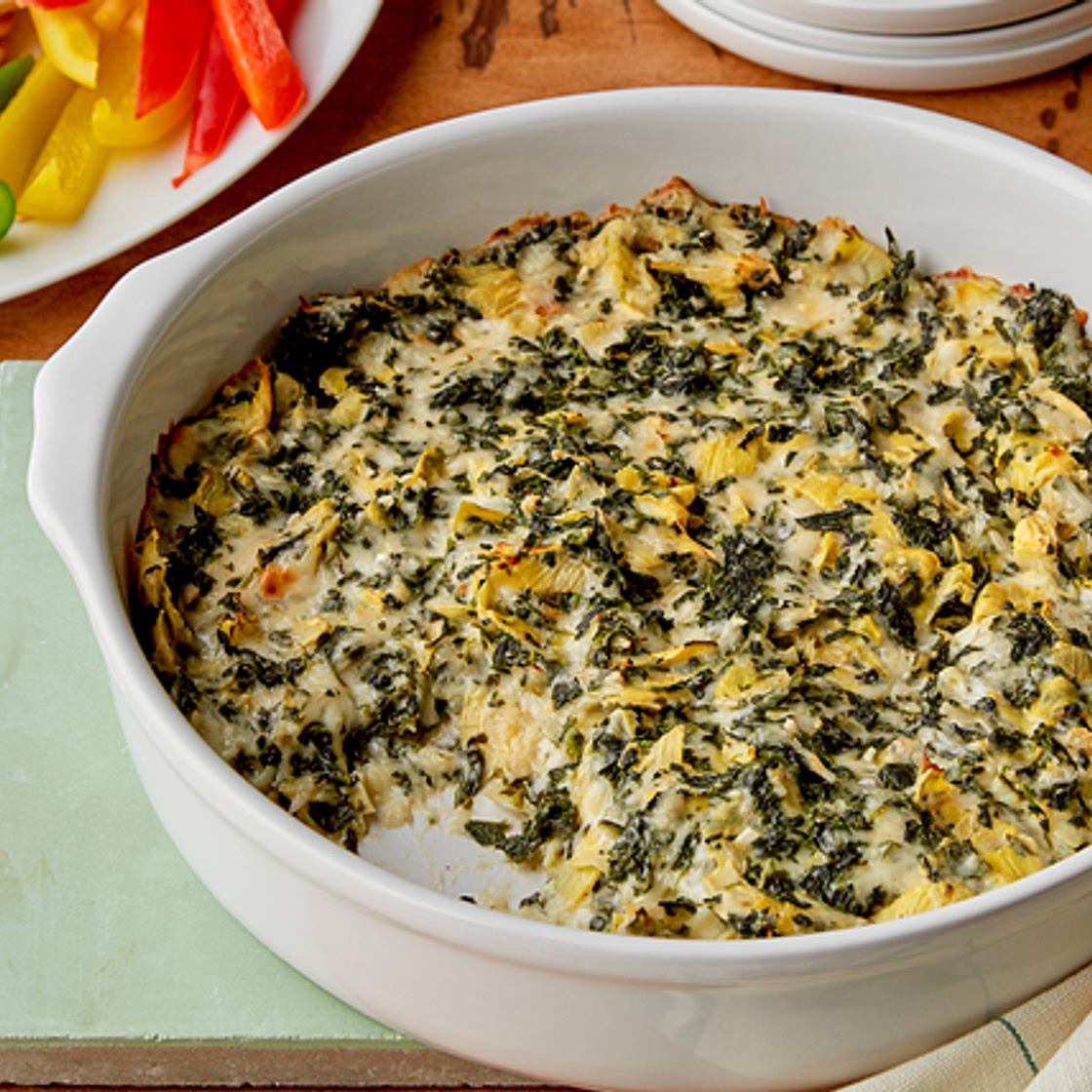 Savory Spinach-Artichoke Dip