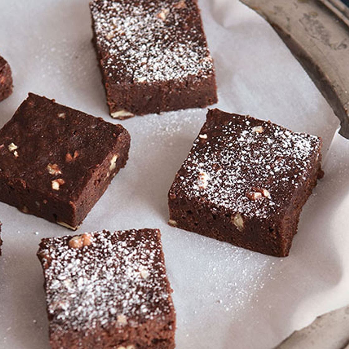 Blissful Applesauce Brownies