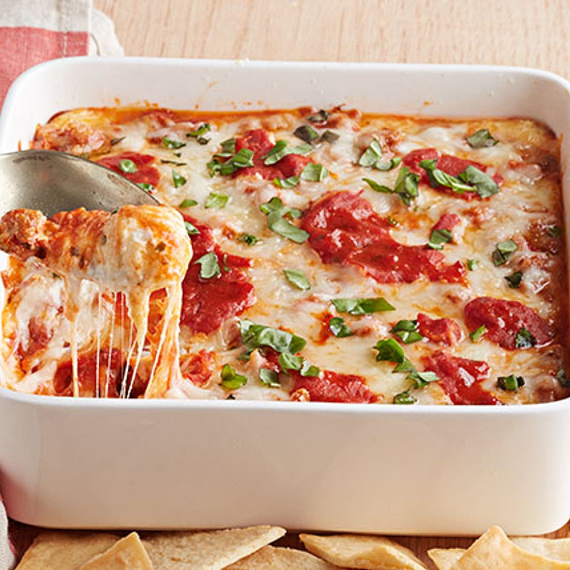 Cheesy Lasagna Dip
