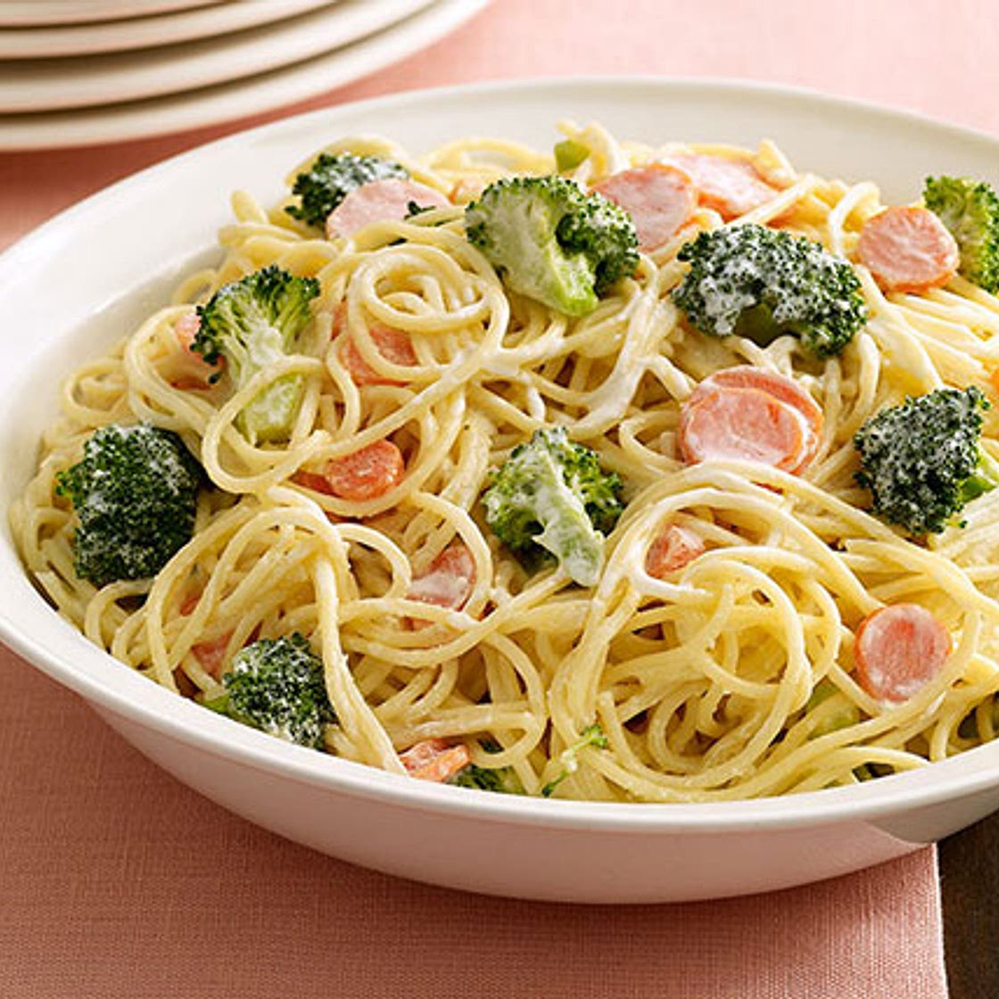 Pasta Primavera Alfredo