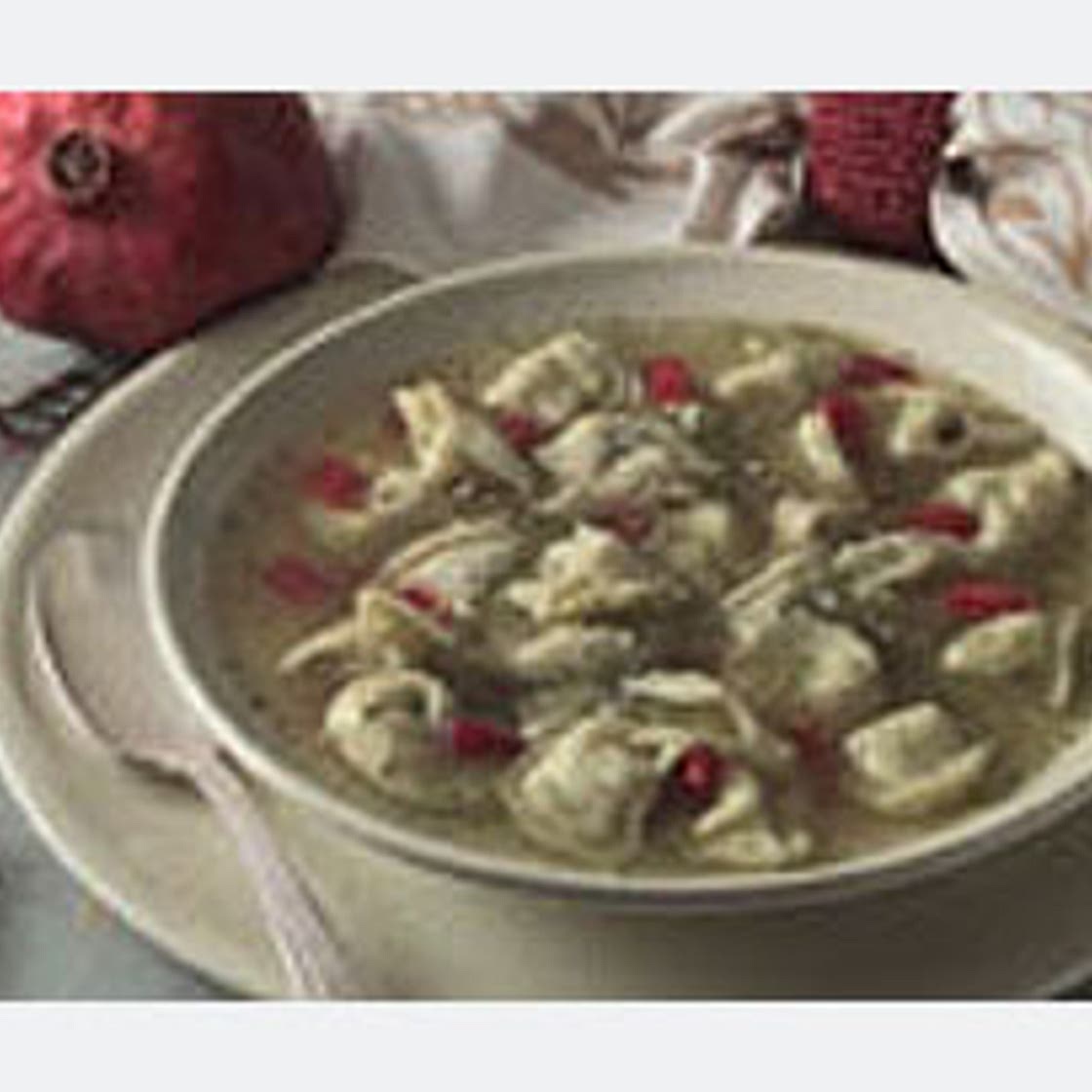 Easy Tortellini Pesto Soup