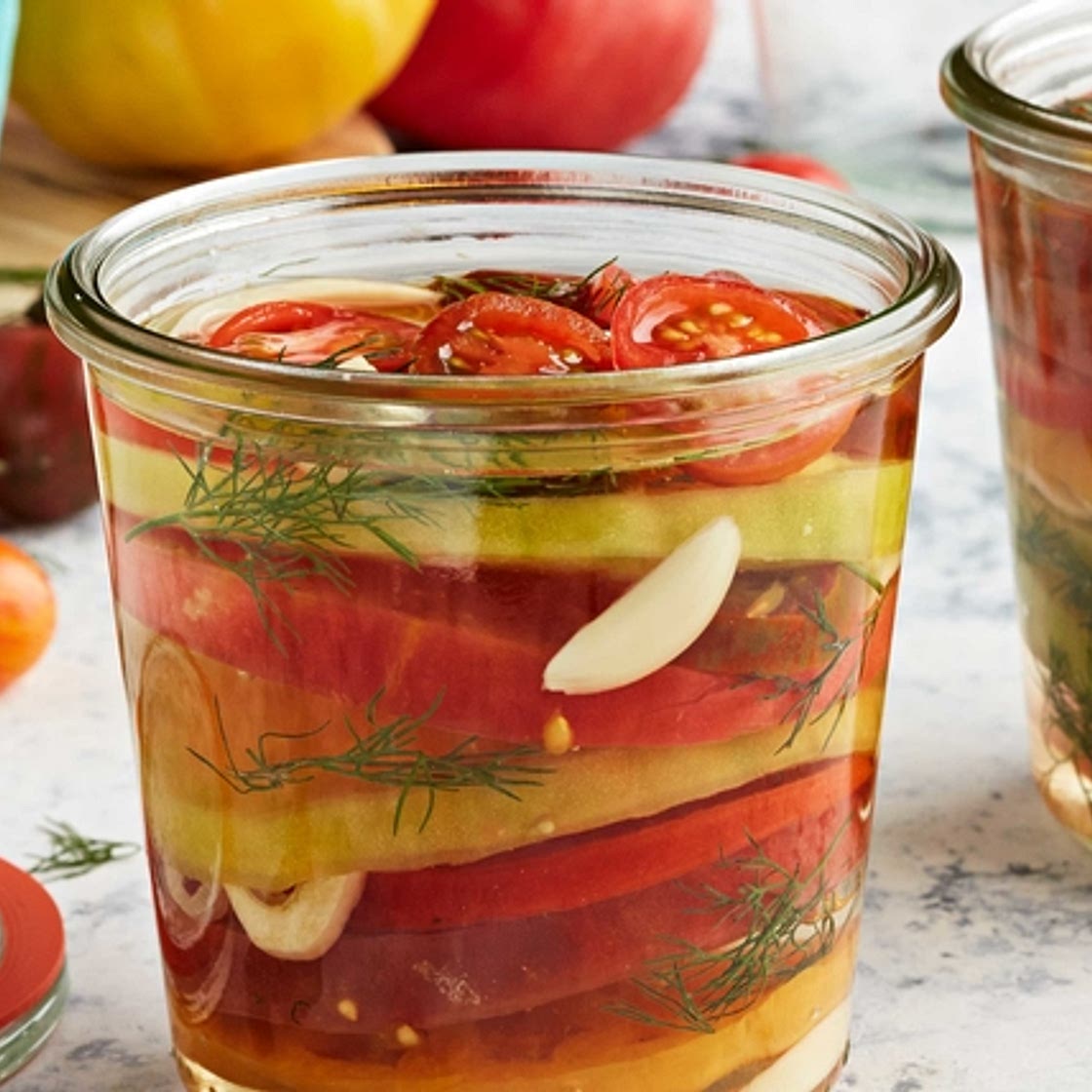 Quick Pickled Tomatoes