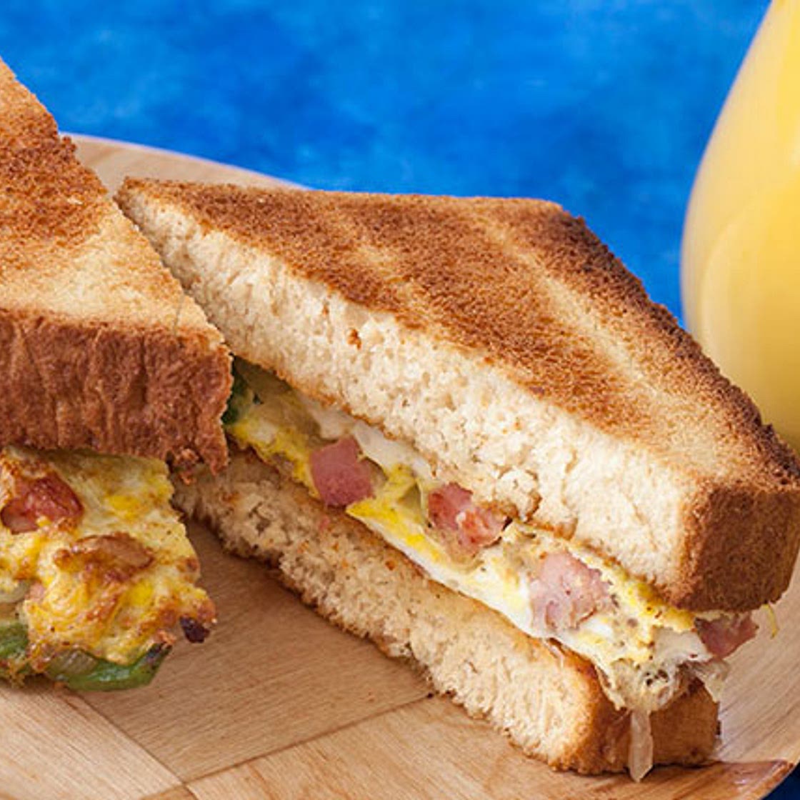 Denver Omelet Sandwiches for Two