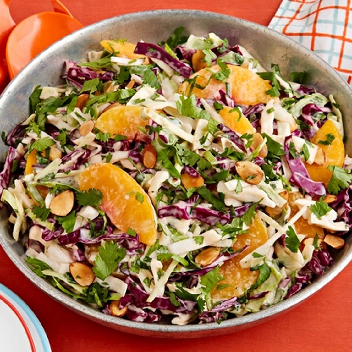 Easy Peach Coleslaw
