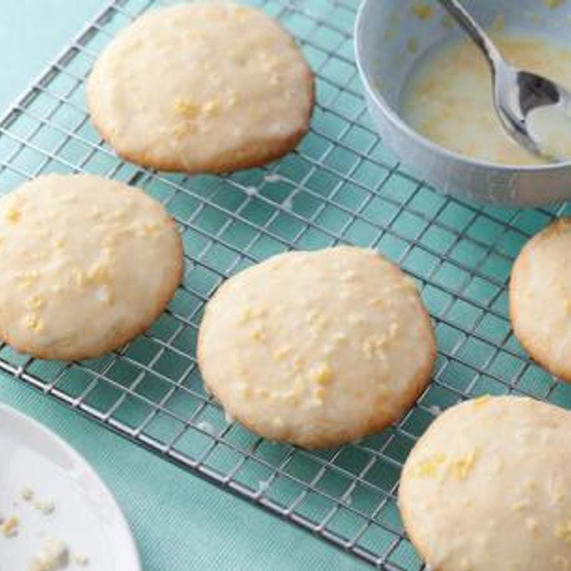 Lemon Ricotta Cookies with Lemon Glaze
