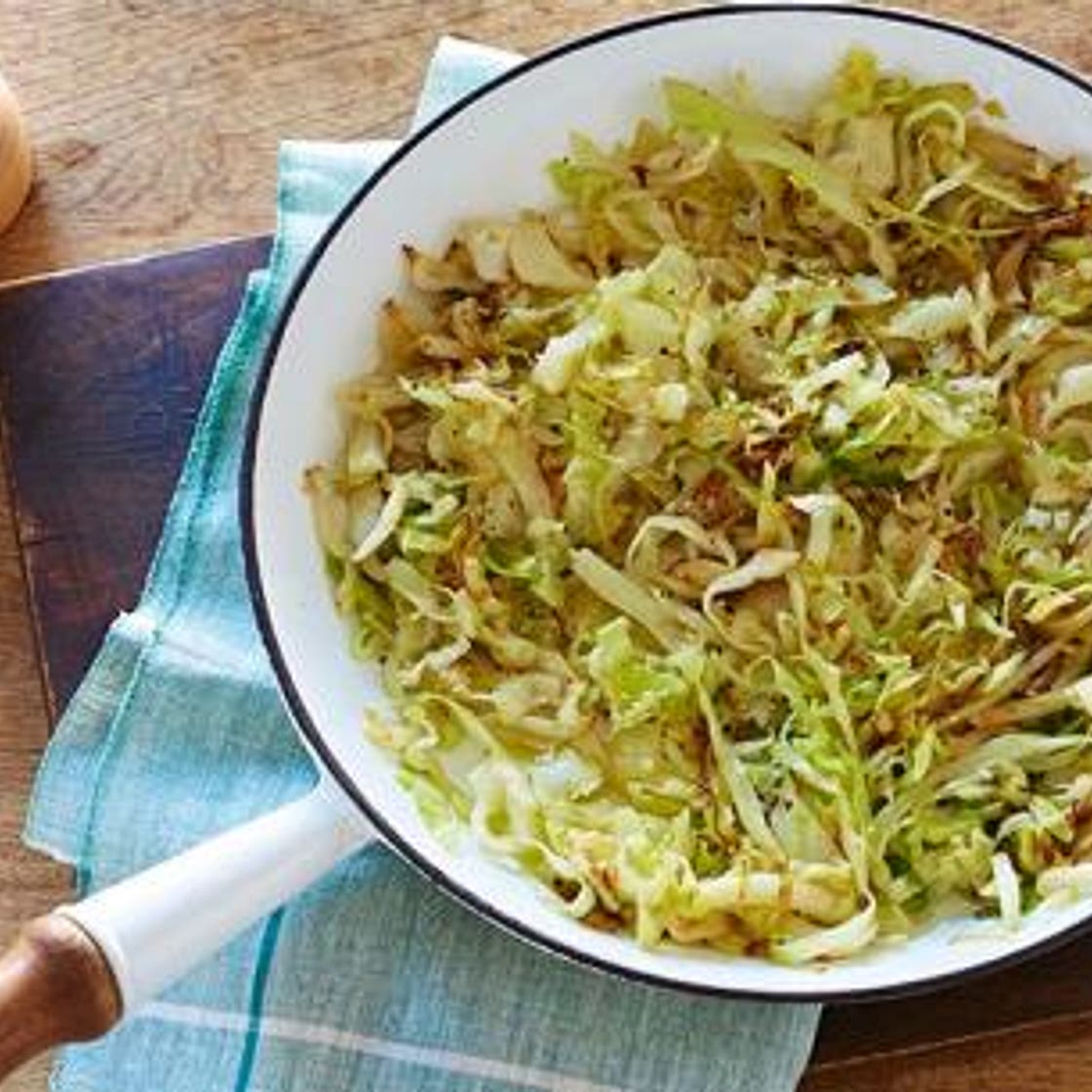 Sauteed Cabbage with Kielbasa 