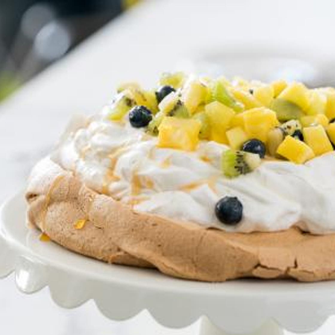 Honey Buttermilk Pavlova