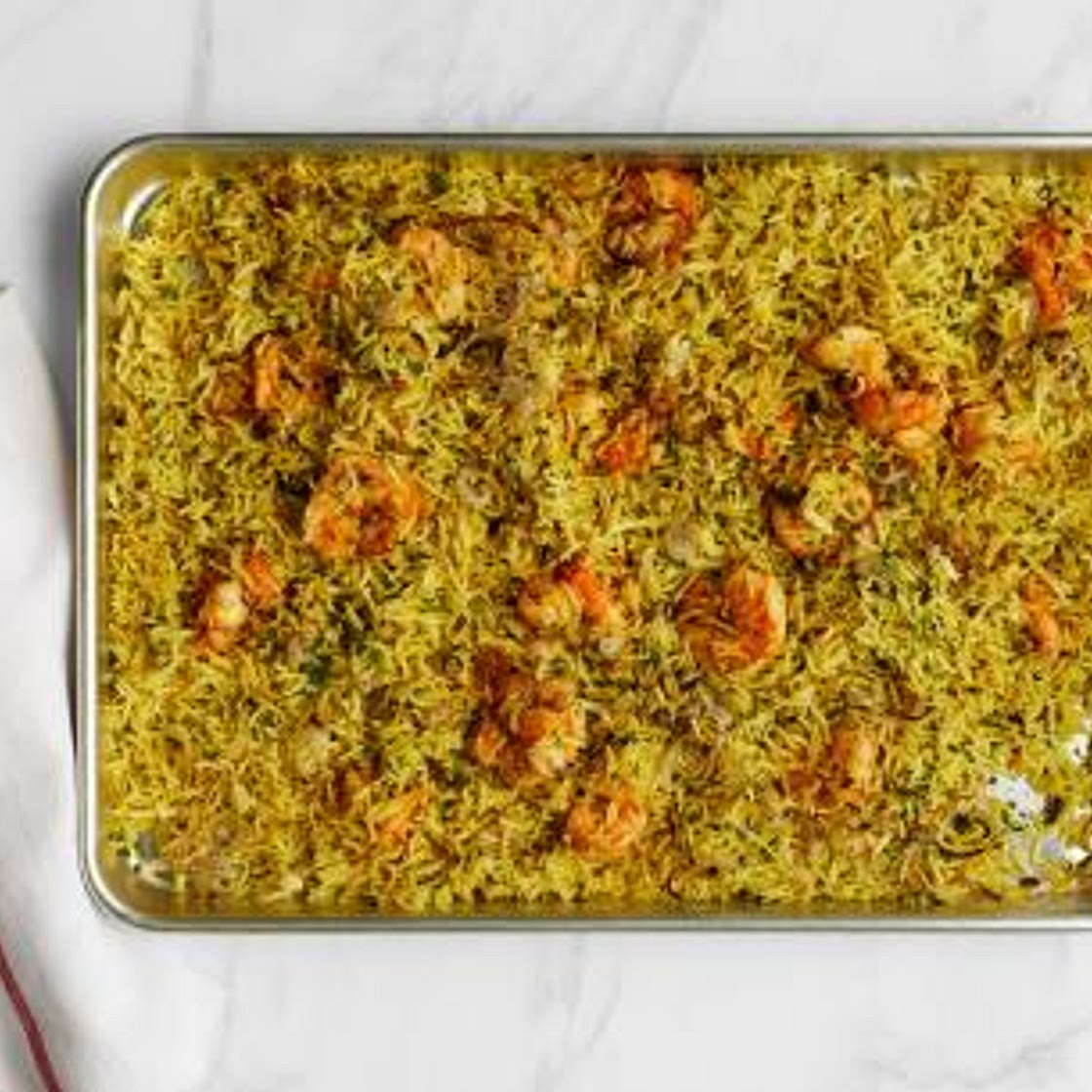 Curried Shrimp Biryani