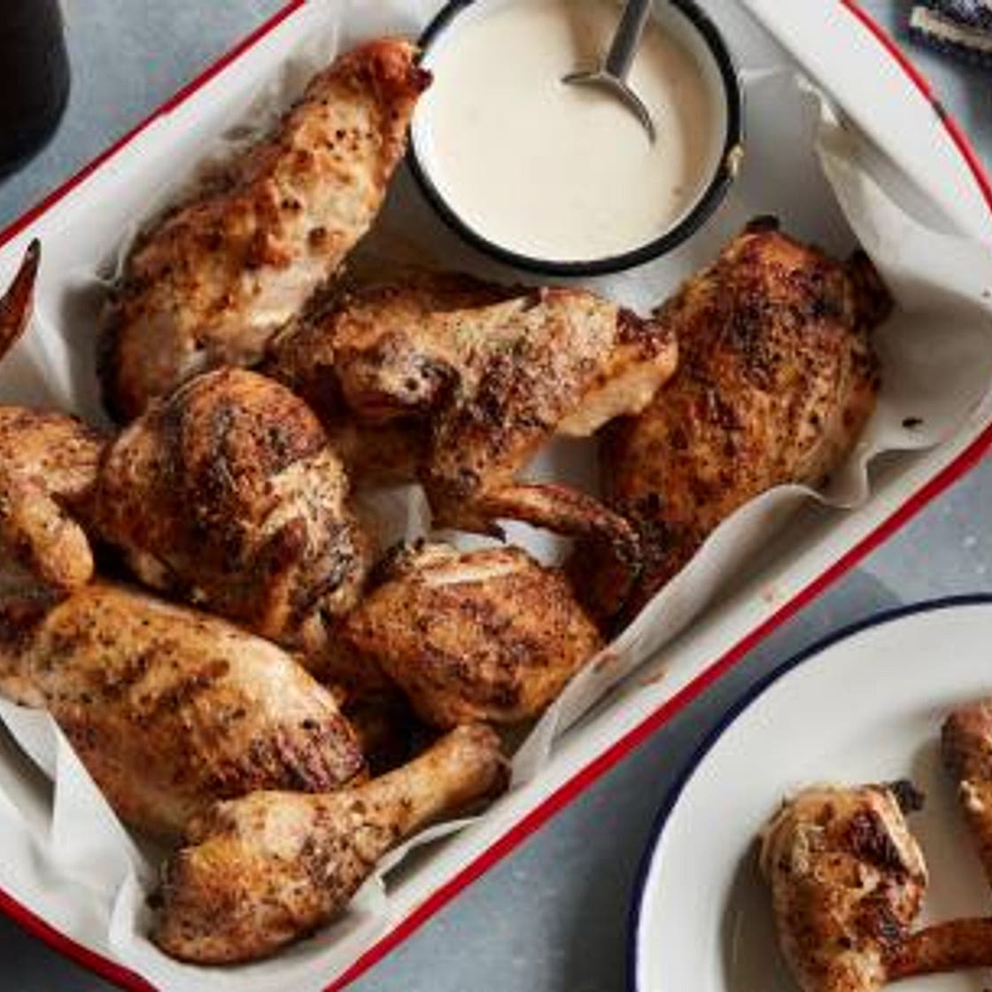 Grilled Chicken with Alabama White Barbecue Sauce