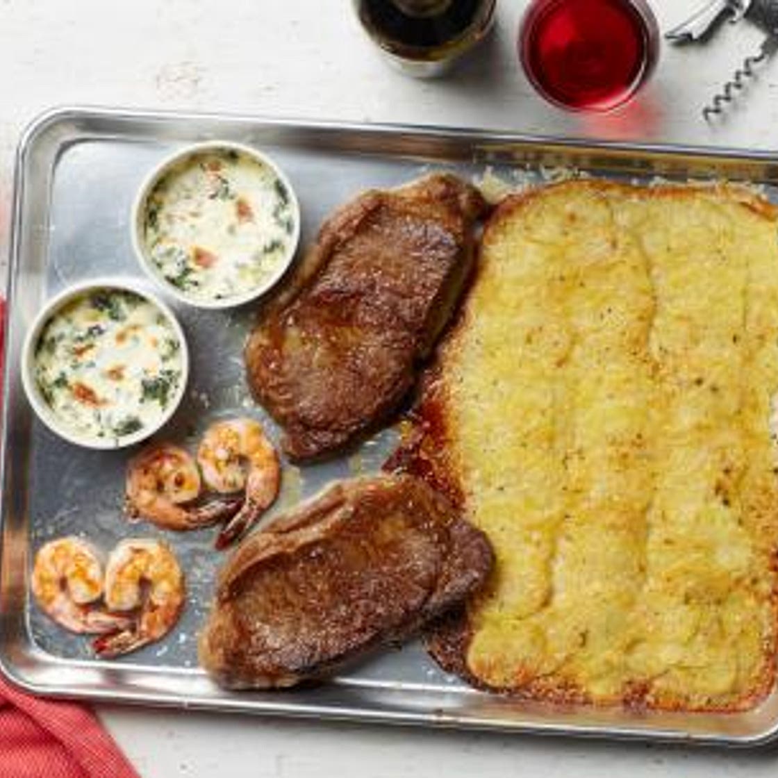 Steakhouse Sheet Pan Dinner for Two