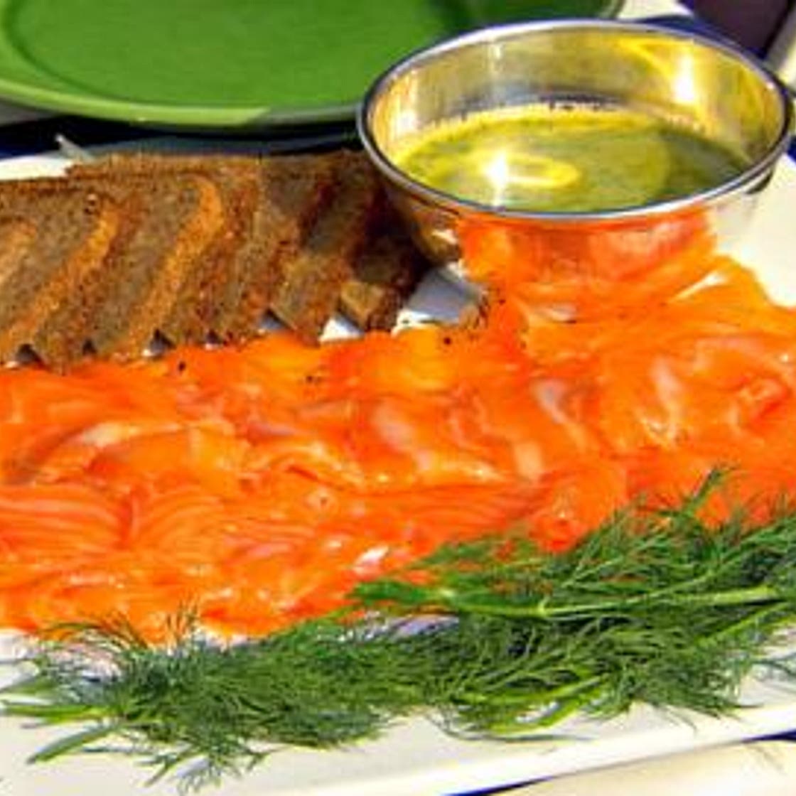 Gravlax with Mustard Sauce