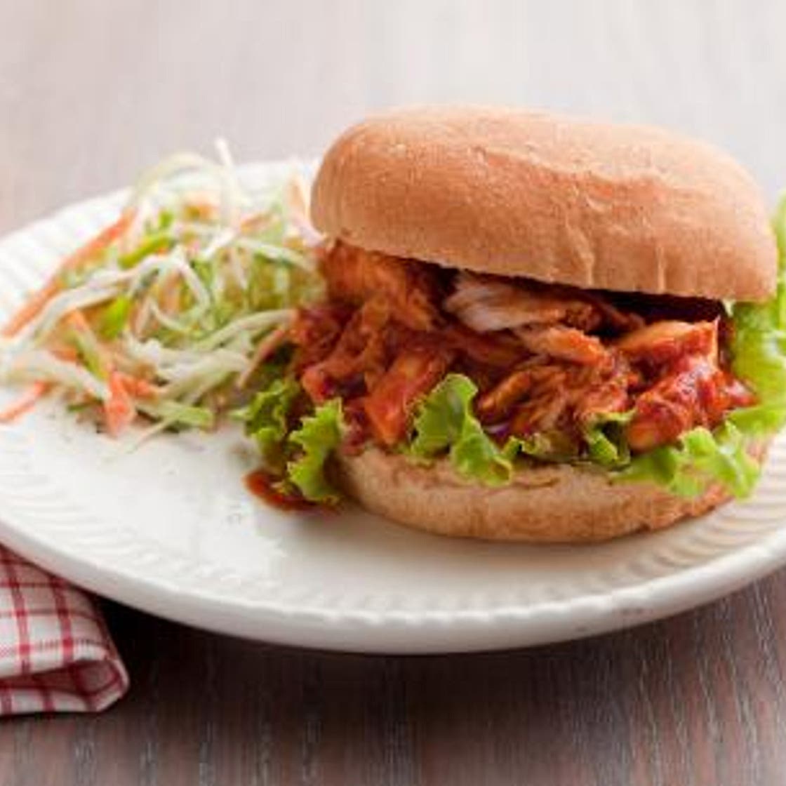 Pulled BBQ Chicken Sandwiches