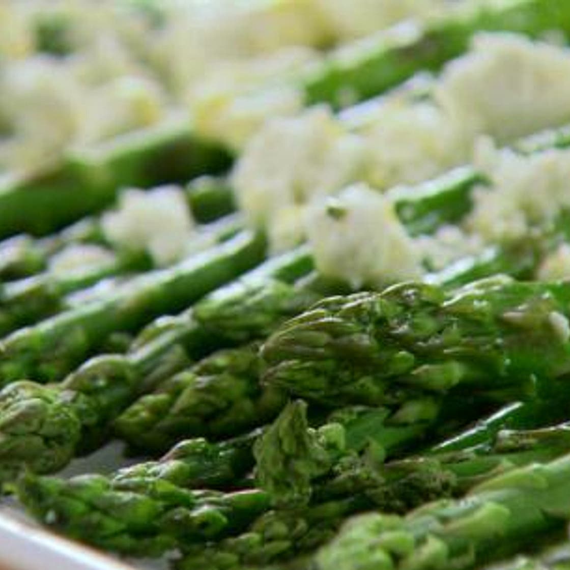 Roasted Asparagus with Feta Cheese