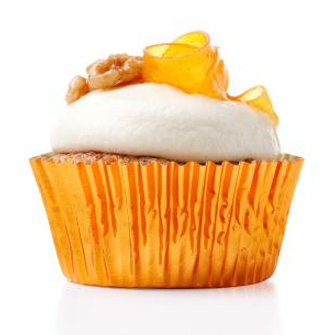Carrot-Walnut Cupcakes