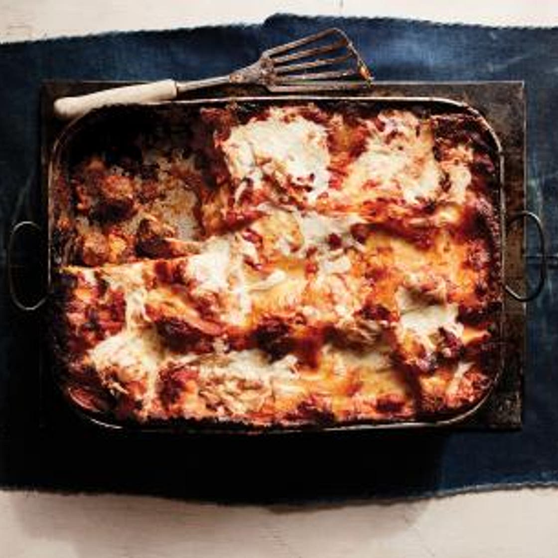 Grandma Guarnaschelli's Lasagna with Mini Beef Meatballs