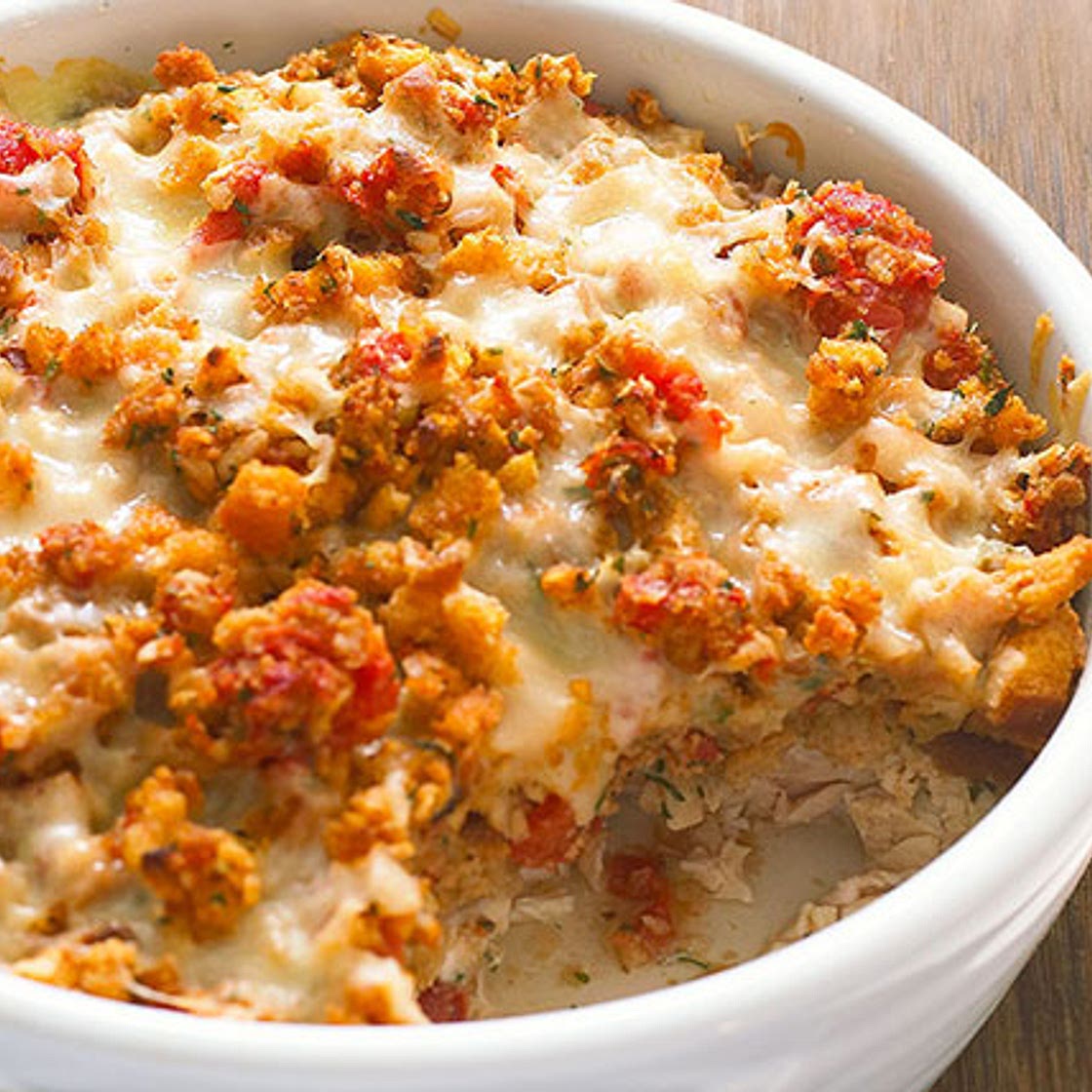 Bruschetta Chicken Bake