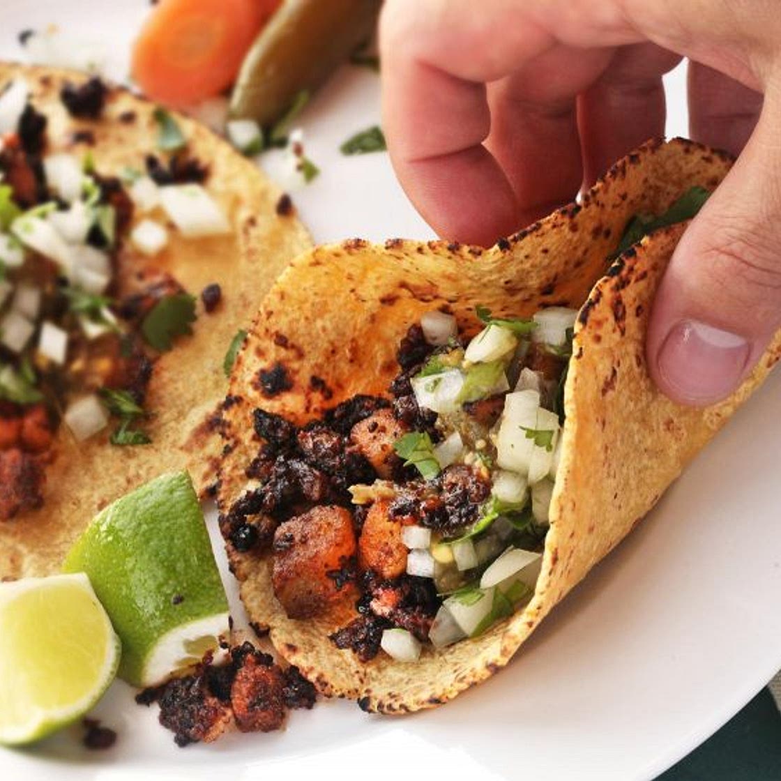 Crispy Potato and Chorizo Tacos Recipe