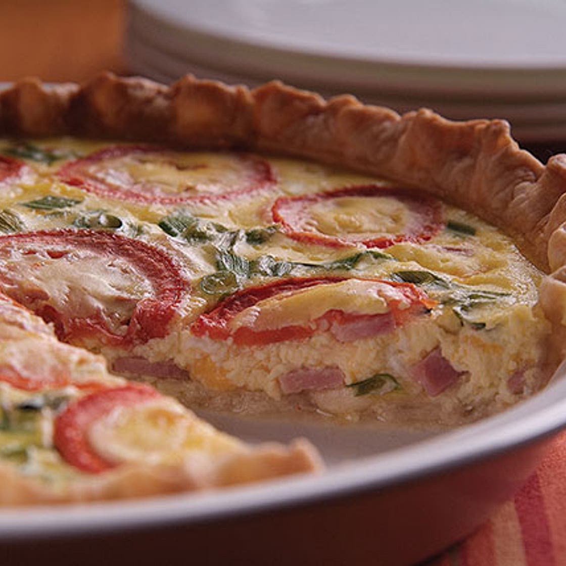 Canadian Bacon Quiche