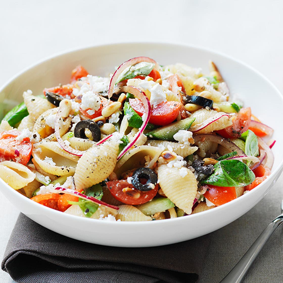 Mediterranean pasta salad