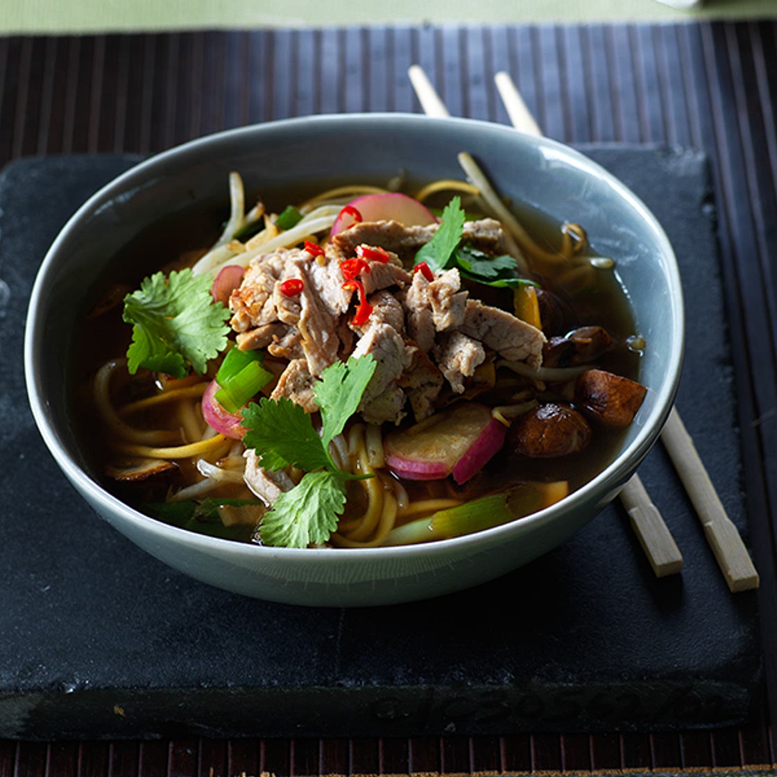 Spicy pork ramen