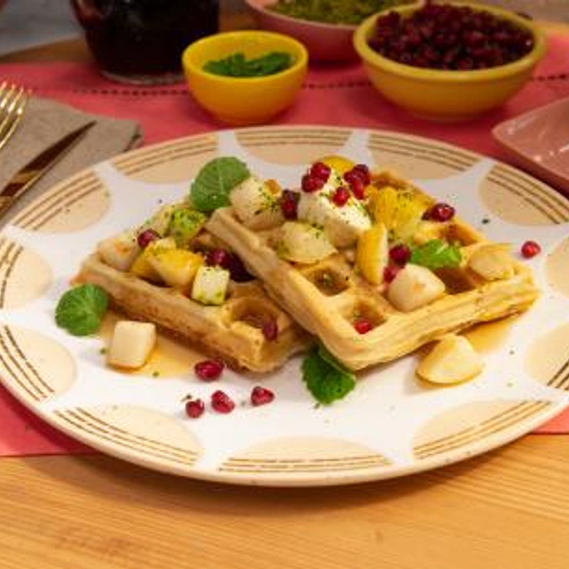 Cardamom Waffles