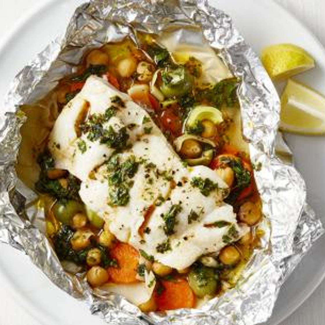Middle Eastern Foil-Packet Fish