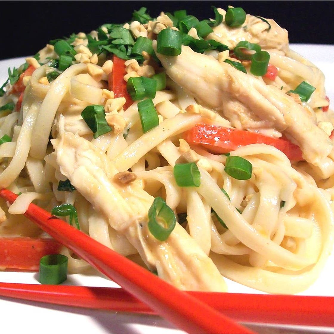 Udon Peanut Butter Noodles