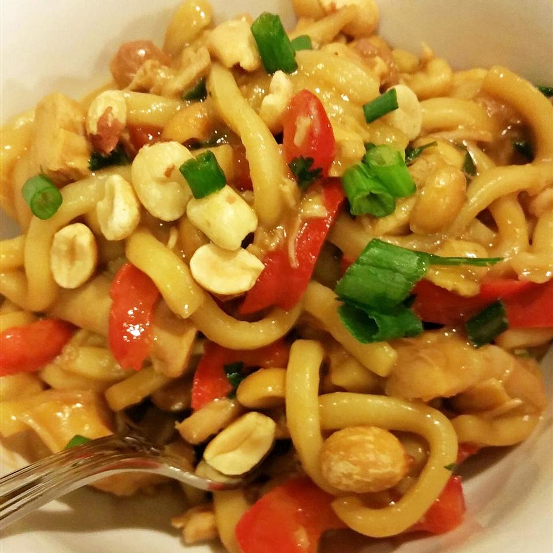 Udon Peanut Butter Noodles