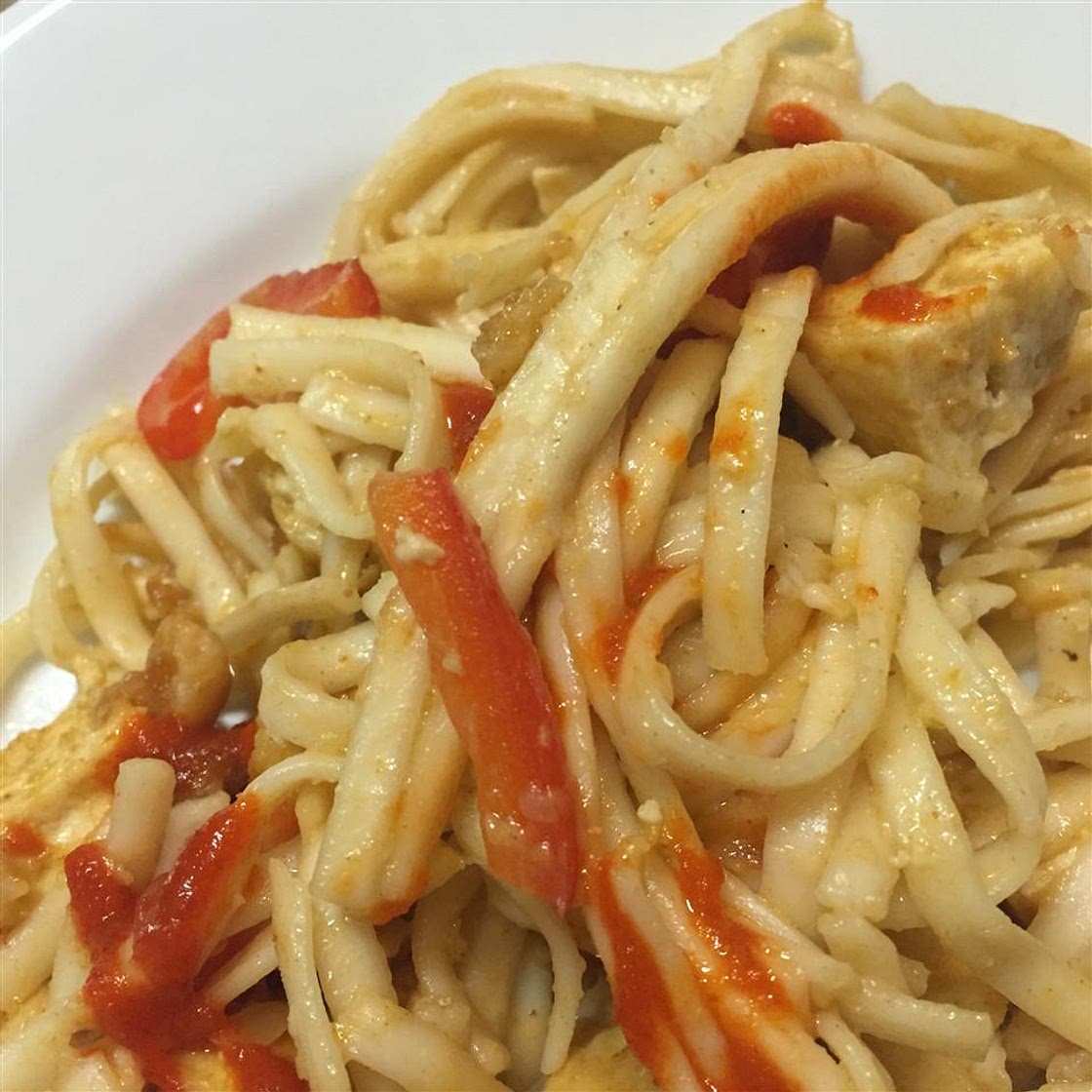 Udon Peanut Butter Noodles
